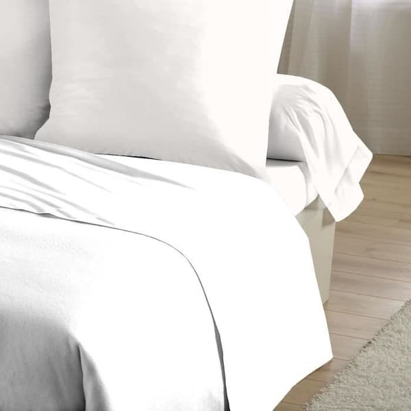 Set med 2 örngott - HOME LINGE PASSION - 63 x 63 cm - Vit