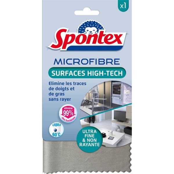 Spontex - 1 högteknologisk mikrofiberduk för ytor