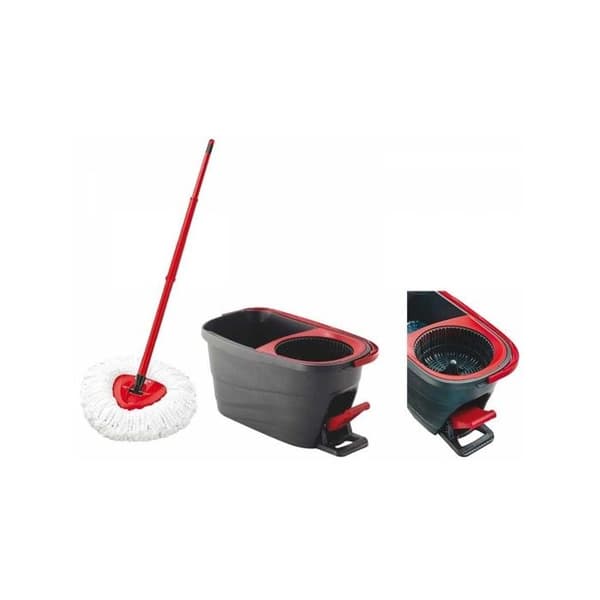 VILEDA Turbo Smart System tvättsats. Mopp + hink. Centrifugalspinnsystem.