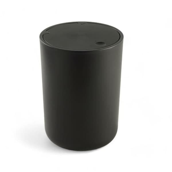 Badrumssoptunna - IDAG - ANVÄNDNING - 8,5 L - Ø 21 xx H 29 cm - Polypropen - Svart