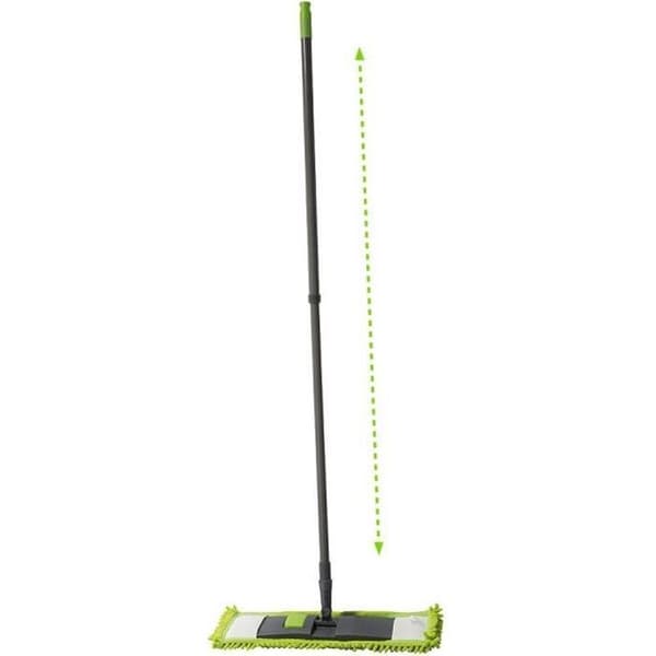 Tvättbar mikrofibermopp med utdragbart handtag