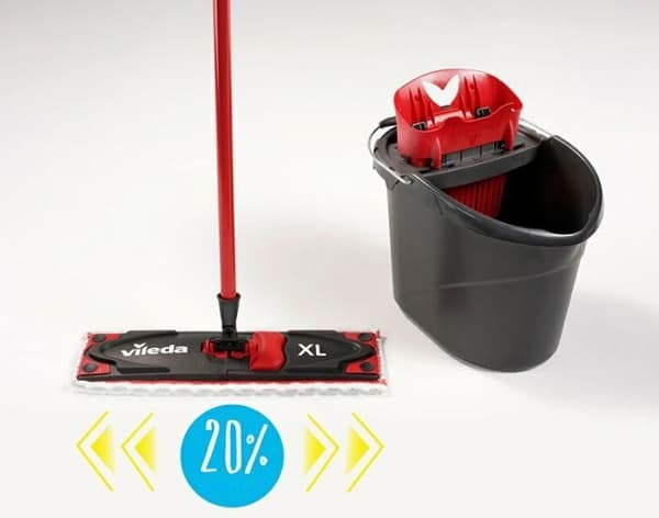 VILEDA ULTRAMAX XL 42cm Rengöringssats för hinkar och plattmoppar