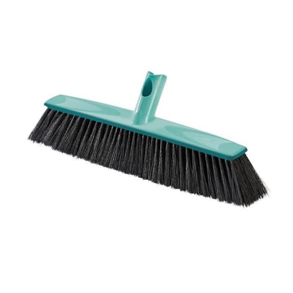 Leifheit Allround Broom Xtra Clean 40 cm, naturligt borst, rumsborst, sopskyffel, mintgrön, 45031