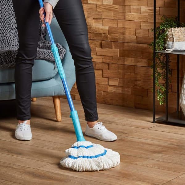 Mopp - disktrasa - Spanskt kvasthuvud Spontex - 19800213 - Twist Mop System Diskmaskin i mikrofiber