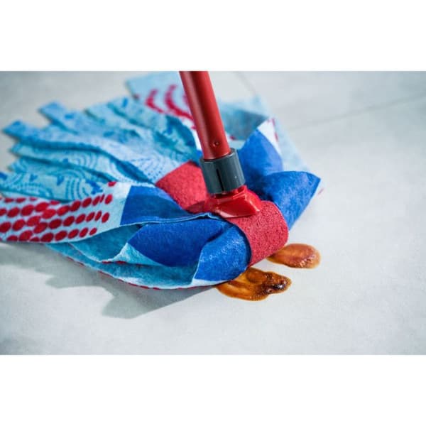 Vileda 161552 SuperMocio-1 3 Action Mop + 2 Power Microfiber Refills, Röd, Special Pack 161552