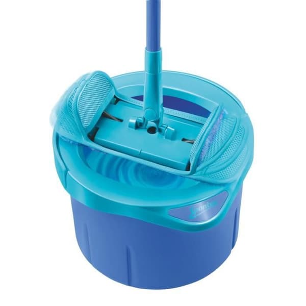 SPONTEX Kit Flat Mop & Bucket Express System+ Compact + 1 Refill - Roterande Spin
