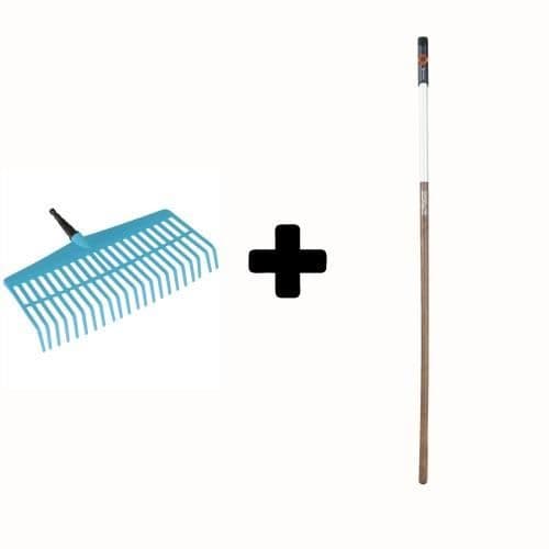 Combisystem handtag krattekvast - GARDENA - Ref. 3101/3723 - Blå