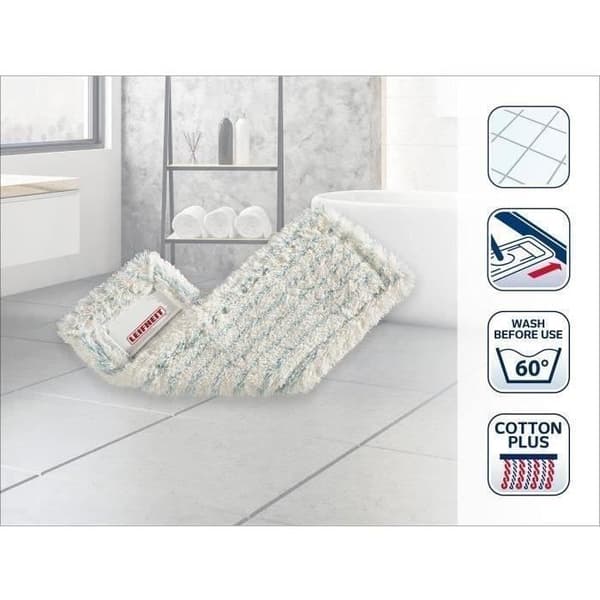 Överdrag Profi XL Cotton Plus 55117 Leifheit, superabsorberande ersättningsöverdrag för Profi XL plattmopp, perfekt för kakel