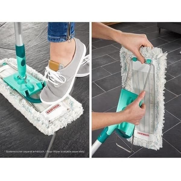 Överdrag Profi XL Cotton Plus 55117 Leifheit, superabsorberande ersättningsöverdrag för Profi XL plattmopp, perfekt för kakel