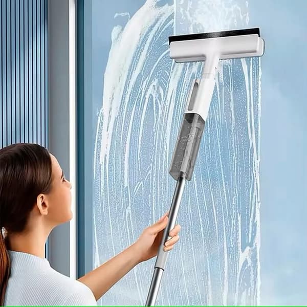 Mopp med spray + 3 i 1 fönsterputs Promis ULTRAMOP