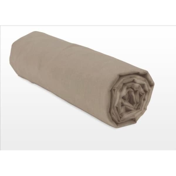 Dra-på-lakan - HOME LINGE PASSION - HP72126 - 82 g mikrofiber - 160 x 200 cm - 30 cm ficka - Beige