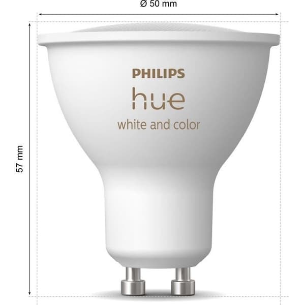 PHILIPS uppkopplade LED-lampor, som erbjuder justerbar ljusstyrka och ett brett utbud av färger.