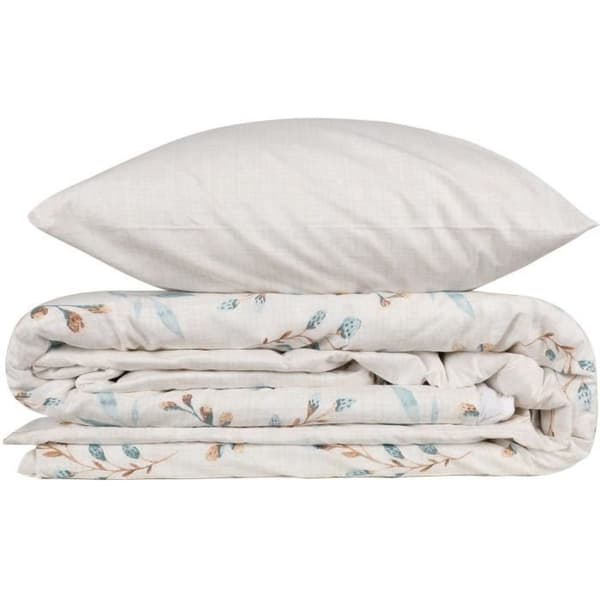 Bäddset - 1 påslakan 220 x 240 cm + 2 örngott 60 x 60 cm - 100% bomull - Mintgrön
