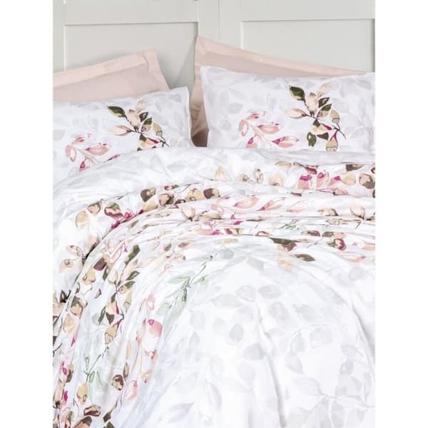 Bäddset - 1 påslakan 220 x 240 cm + 2 örngott 60 x 60 cm - 100% bomull - Beige