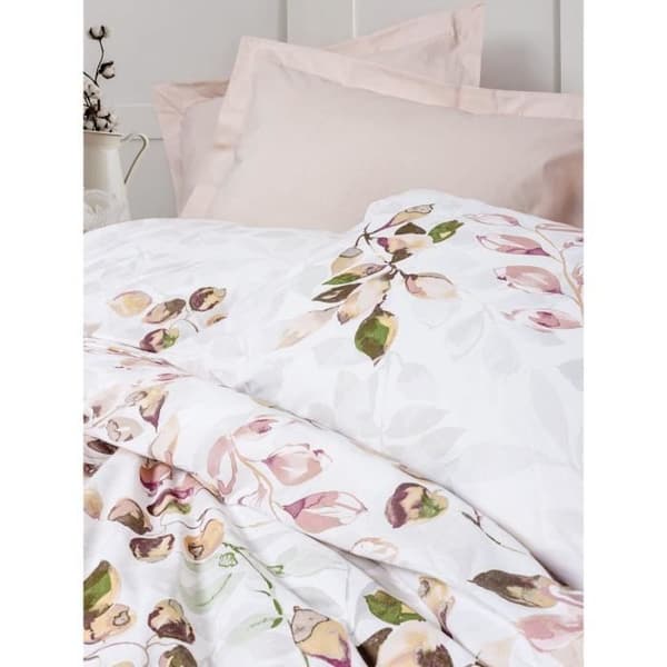 Bäddset - 1 påslakan 220 x 240 cm + 2 örngott 60 x 60 cm - 100% bomull - Beige