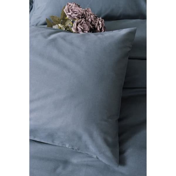 Bäddset - 1 påslakan 220 x 240 cm + 2 örngott 60 x 60 cm - 100% bomull - Antracit