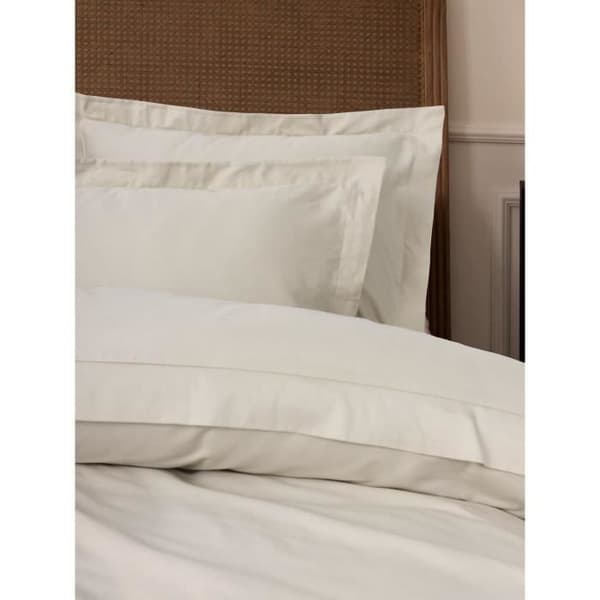 Bäddset - 1 påslakan 220 x 240 cm + 2 örngott 60 x 60 cm - 100% bomullssatin - Beige