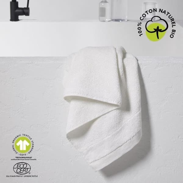 Badhandduk - TODAY - 50 x 90 cm - 100 % ekologisk bomull - Oeko-Tex-certifierad - GOTS