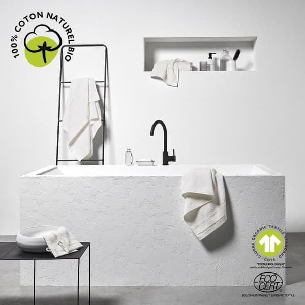 Badhandduk - TODAY - 70 x 130 cm - Bomull - Organisk krita