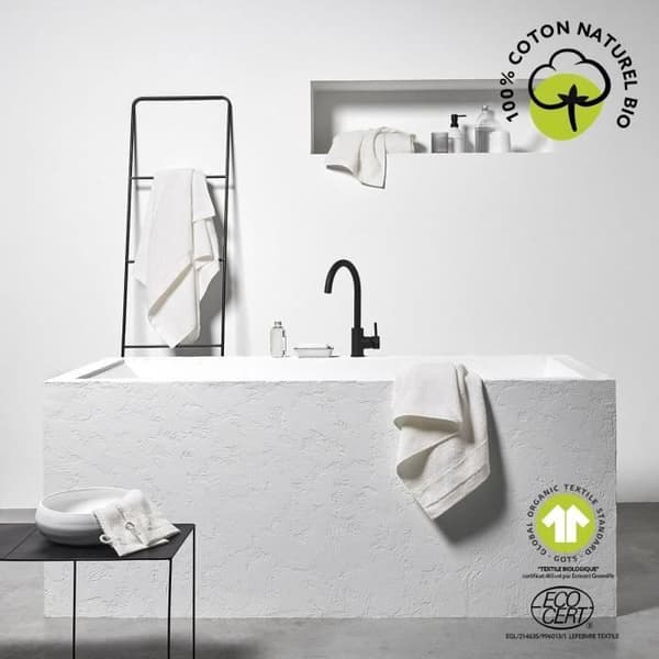 Maxi badhandduk - TODAY - 90 x 150 cm - Bomull - Organisk krita
