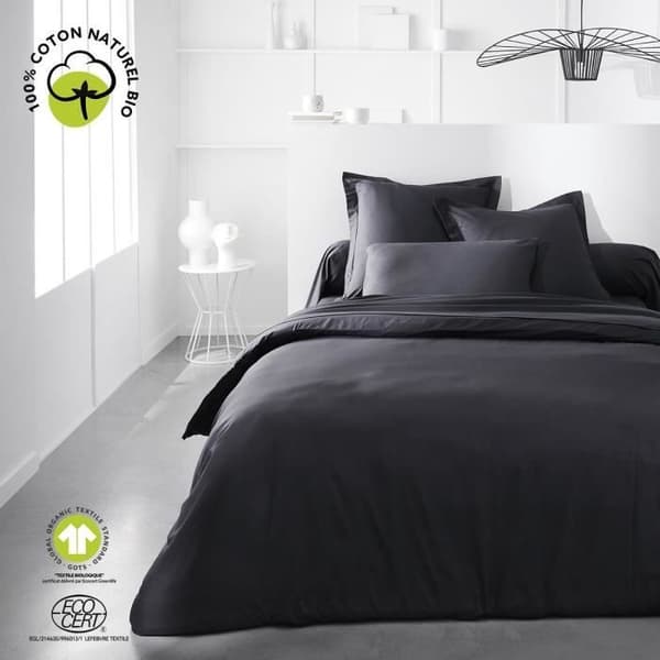Bäddset - TODAY - 240 x 260 cm - 100% bomull - Ekologiskt träkol - GOTS-certifierad ekologisk