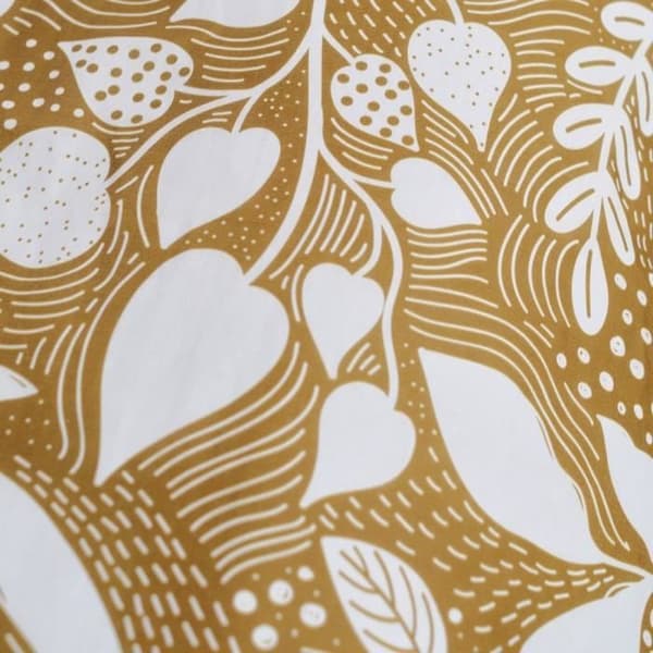 Bäddset - TODAY - Sunshine - 12.14 blommigt tryck - 2 personer - 220 x 240 cm - 100% bomull 57 trådar