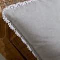 Miniatyrbild 2 av 5: Kudde - IDAG - CHARME - Chambray x Dentelle Constance - 40 x 40 cm