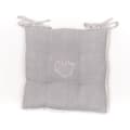 Miniatyrbild 4 av 5: Quiltad sits - TODAY - CHARME - Chambray x Petite Broderie Constance - 40 x 40 cm