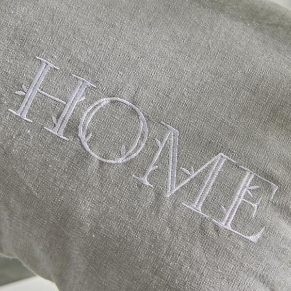 Kudde - TODAY - CHARME - Tryckt x Chambray x Capucine Broderi - 30 x 50 cm
