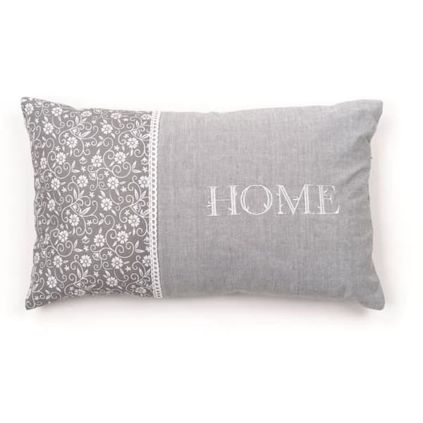 Kudde - TODAY - CHARME - Tryckt x Chambray x Capucine Broderi - 30 x 50 cm