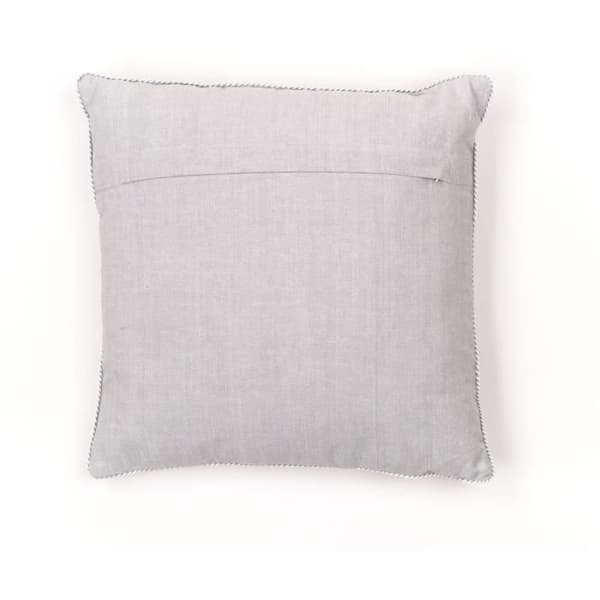 Kudde - IDAG - CHARME - Chambray x Petite broderie Constance - 40 x 40 cm
