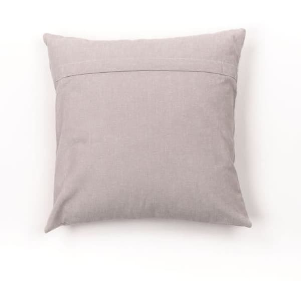 Kudde - IDAG - CHARME - Slub x Chambray x Pompon Berenice - 40 x 40 cm