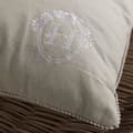 Miniatyrbild 3 av 5: Kudde - IDAG - CHARME - Chambray x Petite broderie Berenice - 40 x 40 cm