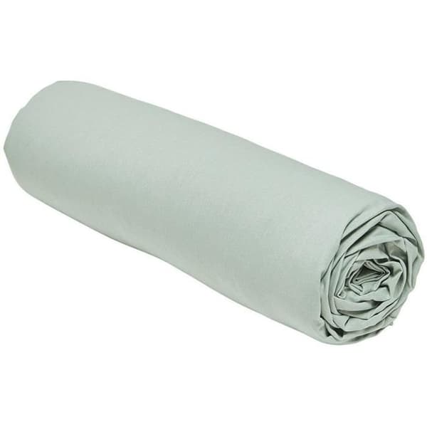 Dra-på-lakan - IDAG - 160 x 200 cm + 30 cm - Bomull - Organisk Celadon