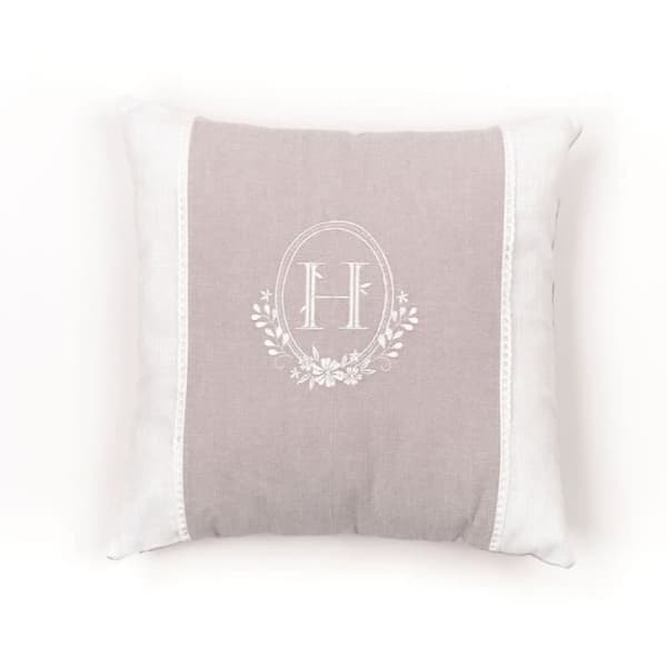Kudde - IDAG - CHARME - Slub x Chambray x Berenice Broderi - 40 x 40 cm
