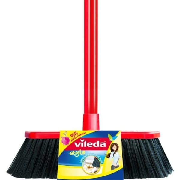 Broom - Borste - Dustpan - Vileda stil borste med stång 152657