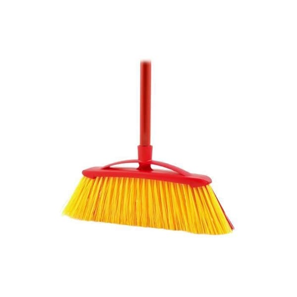 Vileda 112091, utomhus, svart, röd, gul, mjuk - hård borst, fiberförstärkt plast