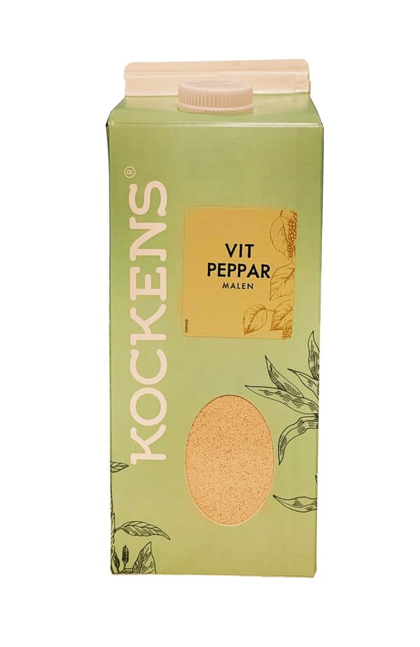 Vitpeppar Malen 900g Kockens Sverige
