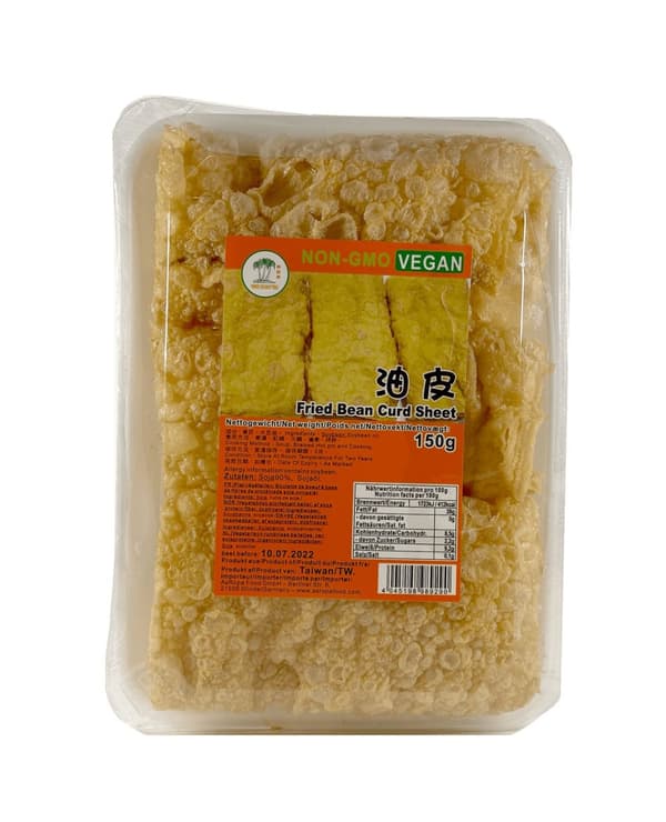 Friterade Bean Curd Sheet 150g TCT Taiwan