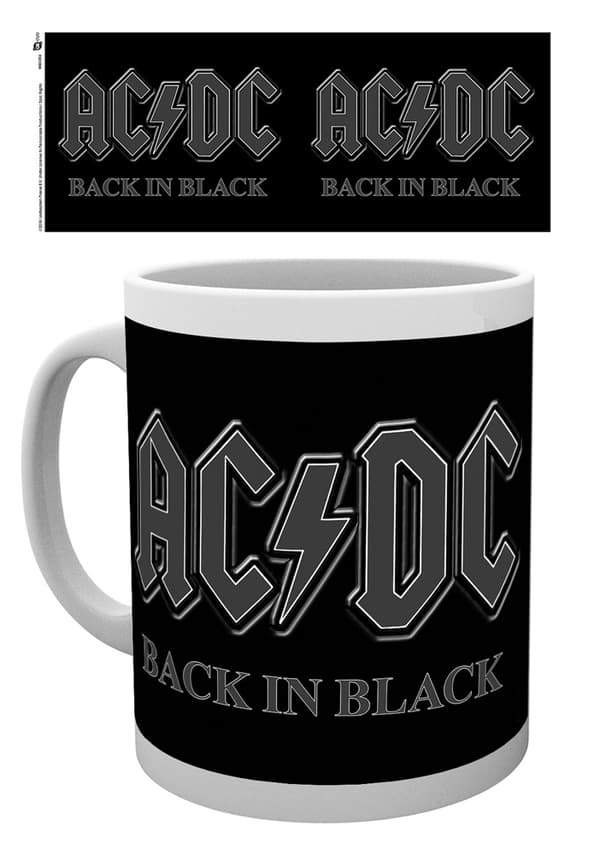 AC/DC - Back In Black - Mugg
