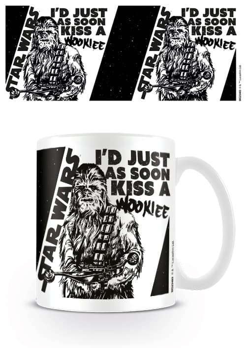 Star Wars - Kiss a Wookie - Mugg