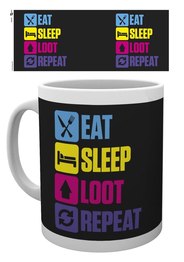 Battle Royale - Gaming - Eat Sleep Loot Repeat- Mugg