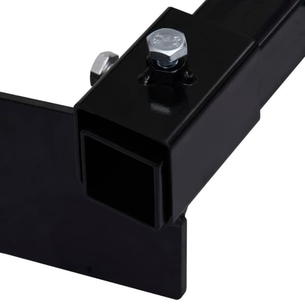 vidaXL Snøplogadapter for gressklipper svart