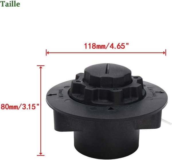 Trimmerhuvudets gängtråd passar C5-2 FS38 FS45 FSE60 FS50 Gräsklippare Grästrimmer, artikelnummer 4006 710 2103 4006 710 2106