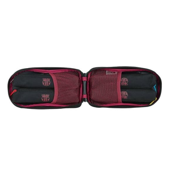 Ryggsekk pennal F.C. Barcelona Svart 12 x 23 x 5 cm