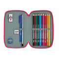 Miniatyrbild 3 av 4: Dubbelt pennfodral BlackFit8 M854 Rosa 12.5 x 19.5 x 4 cm (28 Delar)