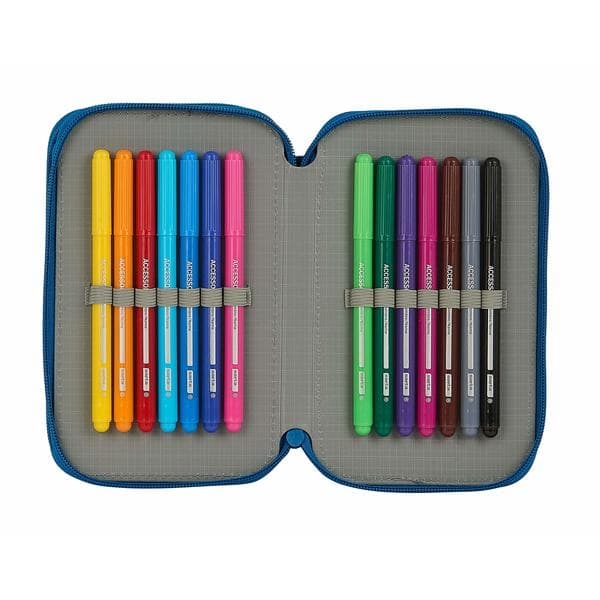 Tuplapenaali BlackFit8 M854 Tummansininen 12.5 x 19.5 x 4 cm (28 Kappaletta)