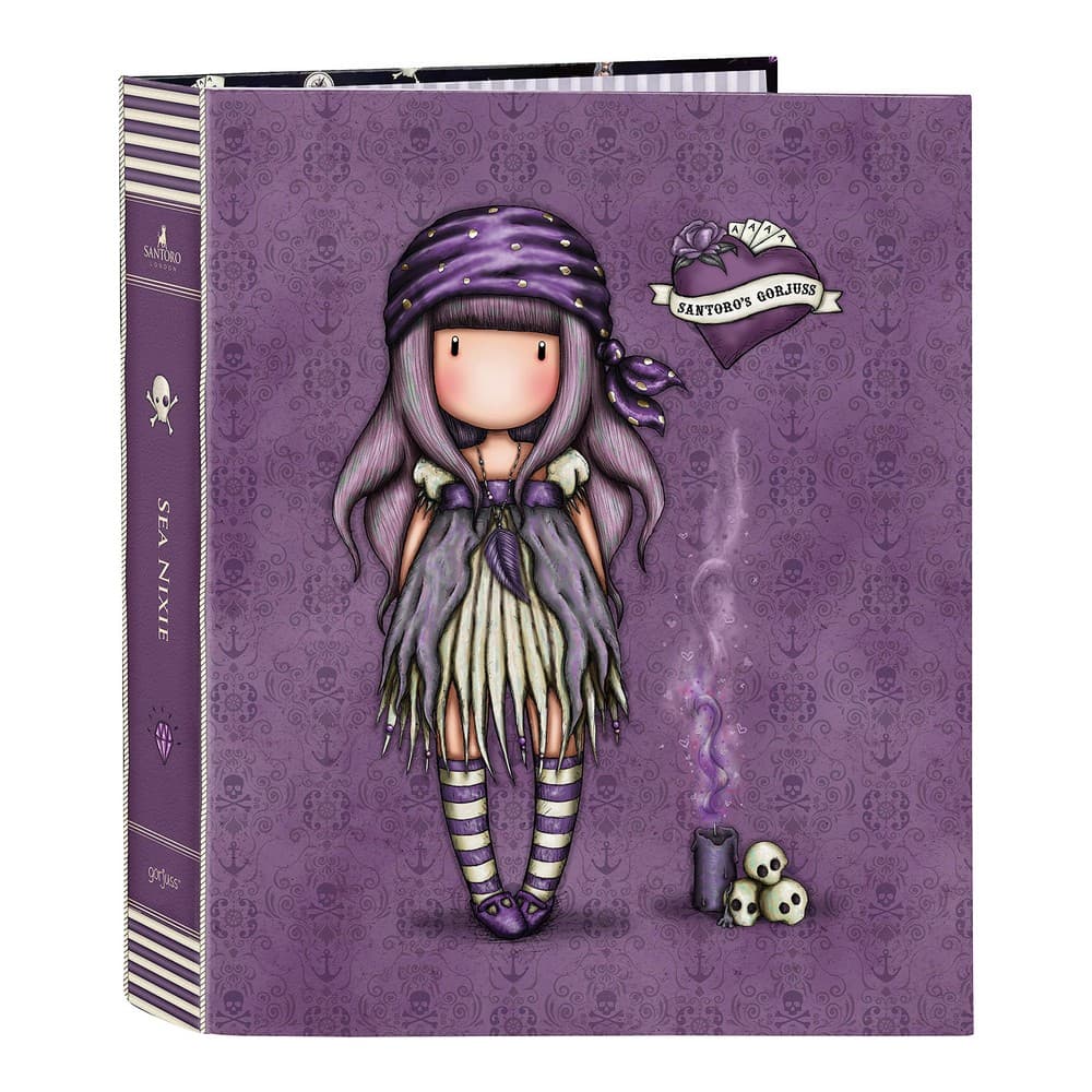 Ringpärm Gorjuss Sea Nixie A4 (27 x 33 x 6 cm)