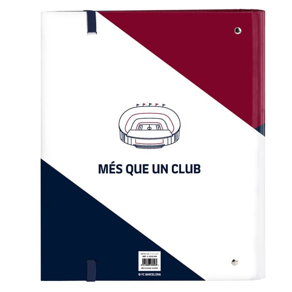 Rengaskansio F.C. Barcelona Corporativa A4 Sininen Punaruskea (27 x 32 x 3.5 cm) (35 mm)