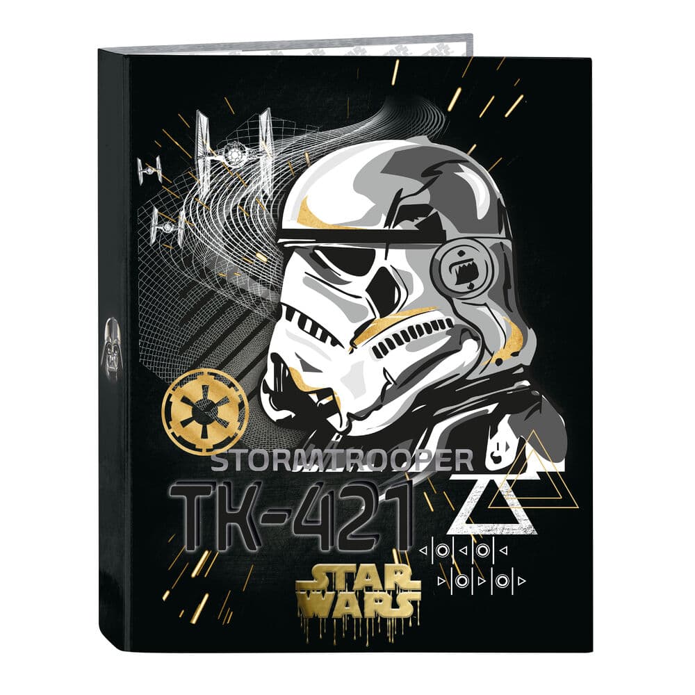 Ringpärm Star Wars Fighter Svart A4 (25 mm)